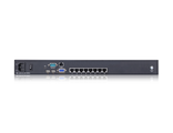 Переключатель Kinan KVM over IP 8-портовый высокой плотности по кабелю Cat 5, USB с каскадированием до 256 серверов с разъемами PS/2, USB, VGA; internet, OSD, DDC2B, 2048x1536 до 20м, 1600x1200 до 50м, 1280x1024 до 100м, 1024x768 до 150м (KC2108i, HT1108)