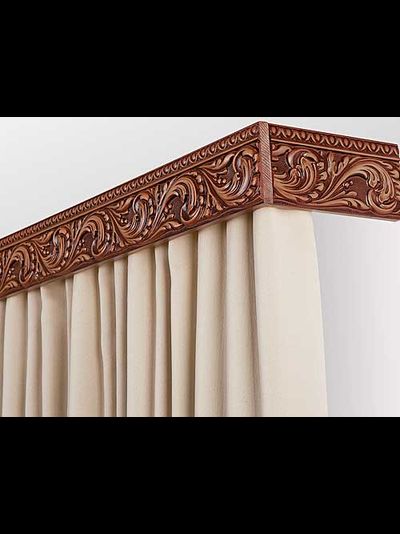 "Валенсия Color Balance", багетный карниз с деревянной планкой в упаковке, ЛеГранд