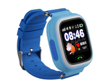 Детские часы-телефон с GPS-трекером Smart Baby Watch Q90 Голубые