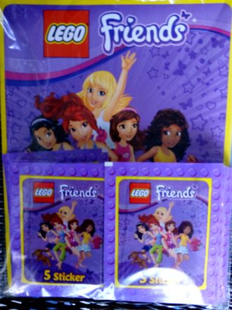 Альбом для наклеек &quot;LEGO Friends (Лего Френдс)&quot; + набор наклеек LEGO Friends