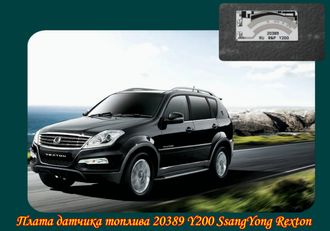 Плата датчика топлива 20389 Y200 SsangYong Rexton в ООО РиП