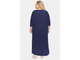 Комфортное платье из джерси арт. 1925602 (Цвет темно-синий меланж) Размеры 52-82