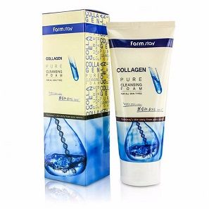 FarmStay Пенка для умывания с Коллагеном Collagen Pure Cleansing Foam, 180 мл. 289472