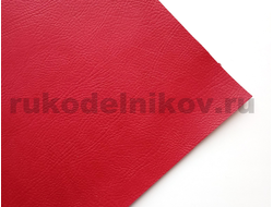 искусственная кожа Prestige (Италия), цвет-красный 4746, размер-50х35 см