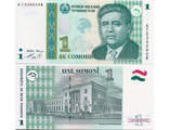 Таджикистан 1 сомони 1999 (2010) г.