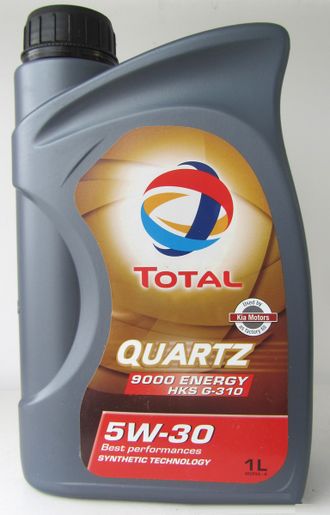 Моторное масло TOTAL QUARTZ 9000 ENERGY HKS 5W30 синтетическое 1 л.