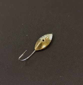 Мормышка паяная Глазок золото,  вес.0.20 gr.13 mm. d-2.0mm. купить