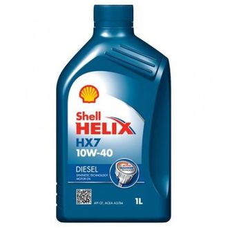 Масло моторное Shell Helix Diesel HX7 10W40  полусинтетическое 1 л.