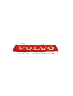 Наклейка - шильдик красный на эмблему решётки радиатора Volvo