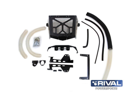 Вынос радиатора с шноркелем Rival 444.6852.1 для CFMOTO X8 2012- (Алюминий) (690*440*250)