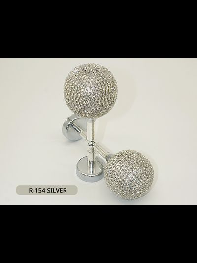 R 154, серия Magestic. Парные настенные держатели со стразами