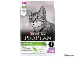 PRO PLAN Optirenal Sterilised Про План корм для взрослых стерилизованных кошек/кастрированных котов - индейка, 1,5 кг. Артикул: 12171895
