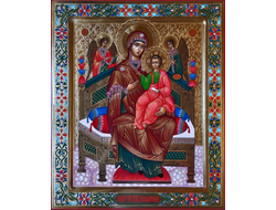 Всецарица (Пантанасса). Рукописная икона Пресвятой Богородицы