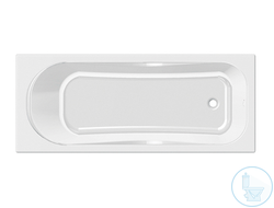 Ванна акриловая прямоугольная &quot;Тенерифе XL&quot; 170х70 белая (Увеличенной глубины)