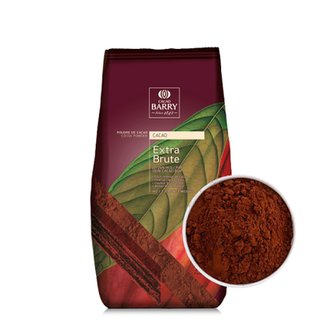 Алкализованный какао-порошок жирность 22/24 КРАСНЫЙ Extra Brute, т.м. Cacao Barry, 200 г