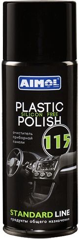 ОЧИСТИТЕЛЬ ПАНЕЛИ ПРИБОРОВ AIMOL PLASTIC POLISH SILICONE FREE (115) 400 мл.