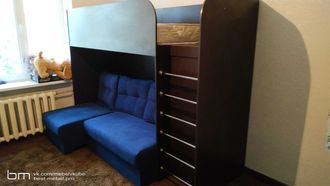 двухъярусная кровать диван
