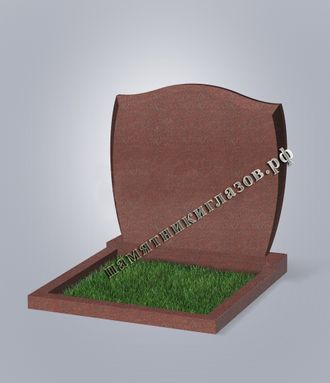 Гранит красный - семейный №46 900х1000х70мм