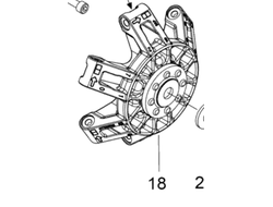 Паук ведущего вариатора оригинал BRP 417223778/417223565 для BRP LYNX/Ski-Doo