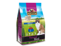Meglium Adult Beef корм с говядиной для взрослых кошек всех пород 1 кг (упаковка на развес)