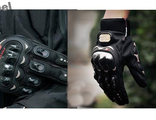 Мотоперчатки Pro-Biker, цвет: черный, размеры M, L, XL, XXL