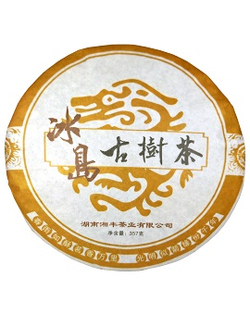 Чай прессованный пуэр шу, бин ча, Гун Тин, 357 гр., 2017 г.