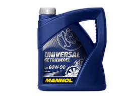 Масло трансмиссионное MANNOL Universal Get. SAE 80W90 GL-4 минеральное, 4 л.