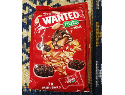 Батончик Wanted Nuts milk, 140 гр., Eti, Турция