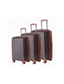 Комплект из 3х чемоданов Somsonya Conic Полипропелен S,M,L Коричневый