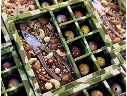 Конфеты и шоколадная плитка - Бельгийский шоколад 23 февраля Арт 5.323