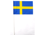 Флаг махательный Швеция  (15х23)