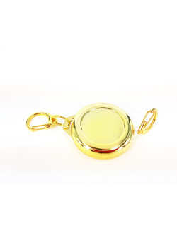 Карабин для Ski-pass металлический золото