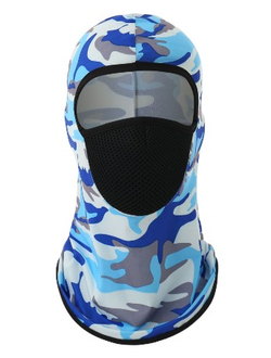 Подшлемник с сеткой TS хаки голубой