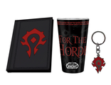 Набор подарочный World Of Warcraft Horde Бокал 400ml + Брелок + Записная книжка