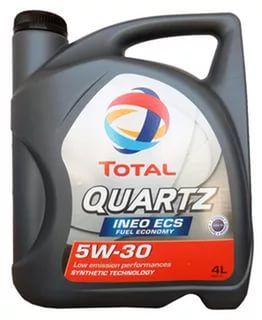 Моторное масло Total Quartz Ineo ECS 5W30 синтетическое 4 л.