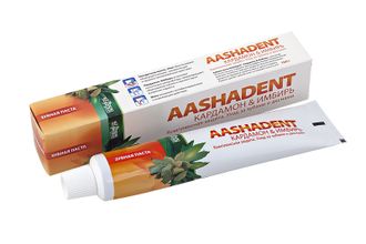 Зубная паста Кардамон-Имбирь Aashadent, 100 гр