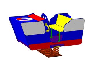 Качалка на пружине &quot;Катер&quot;
