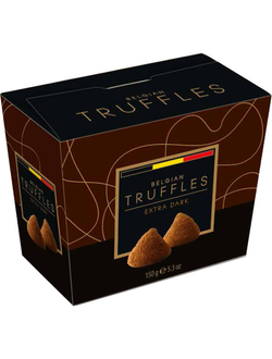 Belgian Truffles Трюфели со вкусом темного шоколада (extra dark ), 150г