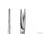 Ножницы остроконечные 100 мм прямые П-13-440* Sammar