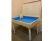 Стол-песочница юнгианская психологическая с синим дном 50х70 см, крышка, 3кг песка для терапии!