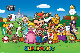 Постер Maxi Pyramid: Nintendo: Super Mario (Characters)