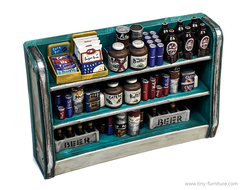 Grocery stand with supplies (PAINTED)
