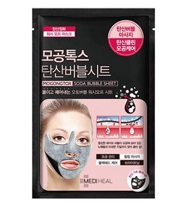 Mediheal Очищающая Маска с Пузырьками для кожи лица Mogongtox Soda Bubble Sheet, 1 шт. 556835