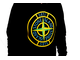 Толстовка / Худи Stone Island BG Logo Черный Repl