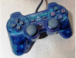 №009 "Ocean Blue" Оригинальный SONY Контроллер для PlayStation 2 PS2 DualShock 2