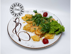 Картофель запеченный с зеленью
