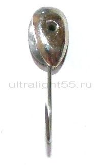 Мормышка Тульская, 0,41 гр, мельхиор