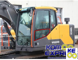 1166-00370 Стекло двери нижнее Volvo EC140 EC210 EC240 EC290 EC360 EC460 1999-2003