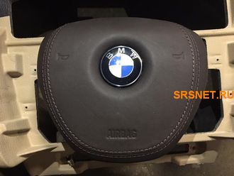 Восстановление подушки безопасности водителя BMW 5 F10 (кожа)
