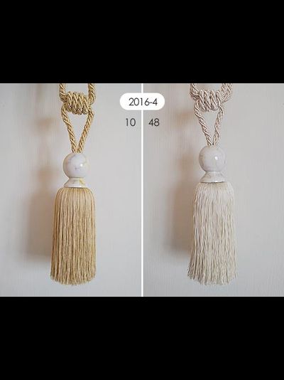 Декоративные кисти-подхваты, керамика малая, 80 см. Арт. 2016-4